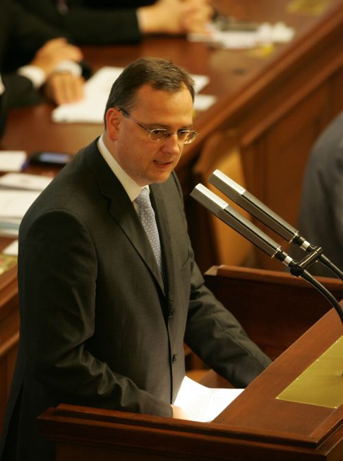 Premiér Petr Nečas.