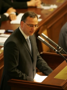 Premiér Petr Nečas.