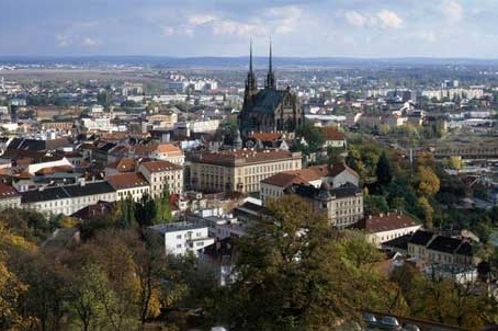 Panorama moravské metropole Brna.