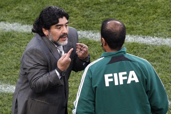 Diego Maradona. 