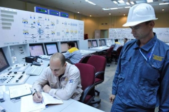 Velín první íránské atomové elektrárny.