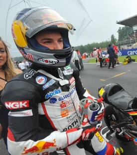 Jakub Kornfeil na brněnském okruhu.