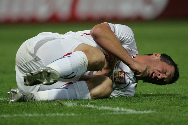 Martin Fenin v utkání české reprezentace proti Lotyšsku.