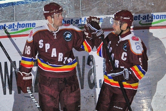 Hokejisté Sparty ve středu porazili švédský Färjestad.