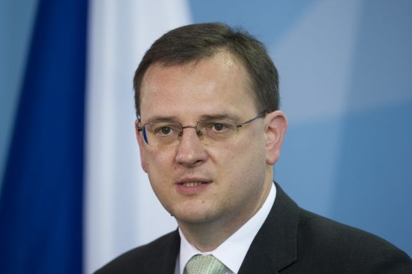 Premiér Petr Nečas.