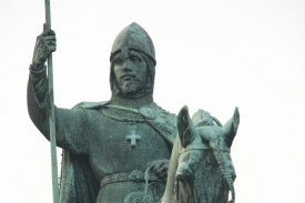 Svatý Václav na Václavském náměstí.
