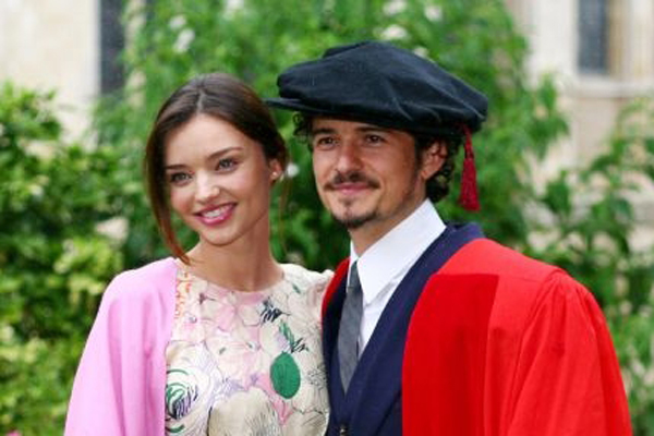 Orlando Bloom a australská supermodelka Miranda Kerrová. 
