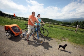 Nocoviště je určeno pro turisty i cyklisty.