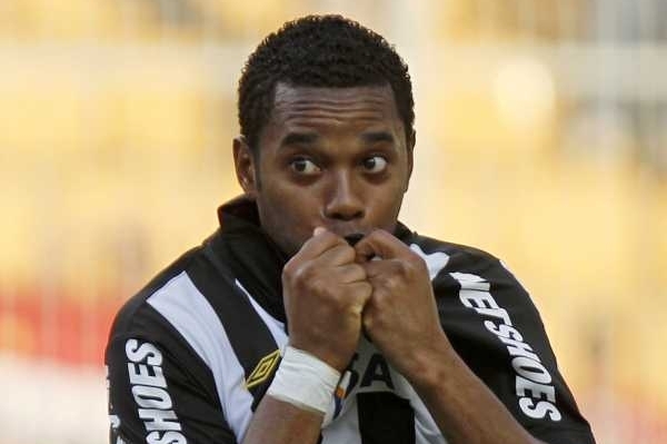 Brazilský fotbalista Robinho.