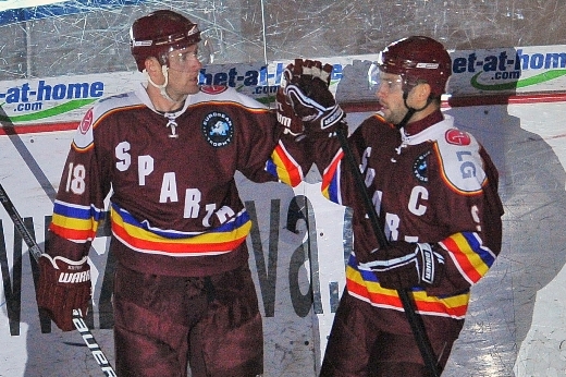 Radost hráčů Sparty (archivní foto).
