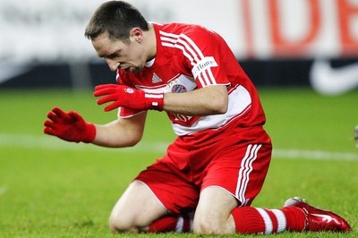 Ribéry z Bayernu - ilustrační foto. Ribéry z Bayernu - ilustrační foto.