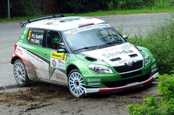 Jan Kopecký Barum rallye nedokončil.