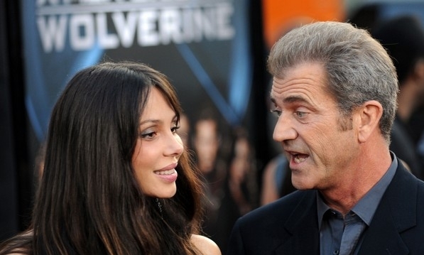 Mel Gibson se svou bývalou partnerkou Oksanou Grigorijevovou.