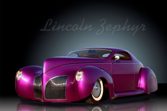 Jeden z pokladů - Lincoln Zephyr.