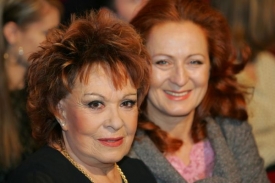 Jiřina Bohdalová se svou dcerou Simonou Stašovou.