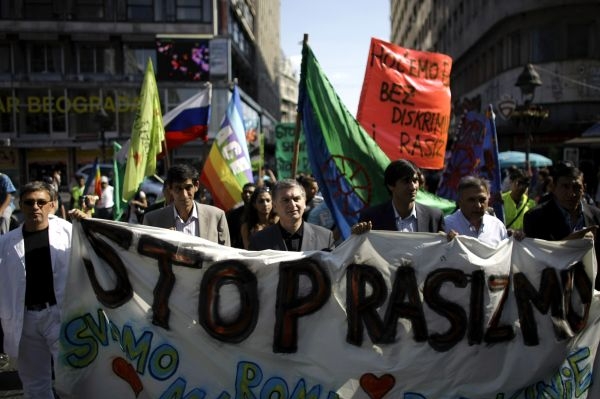Proti Sarkozyho politice se protestovalo i v Srbsku.