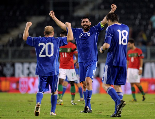 Kypr zaskočil Portugalce remízou 4:4.