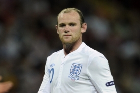 Wayne Rooney v reprezentačním dresu.