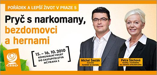 Vedení ČSSD se zaleklo reakce lidí. Billboardy přelepí.