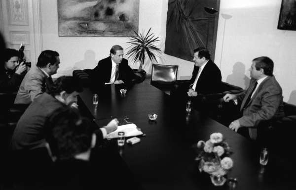 Rozbíjení společné republiky. Havel a Mečiar.