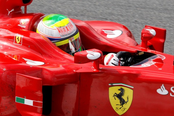 Felipe Massa v monopostu Ferrari. Felipe Massa v monopostu Ferrari.