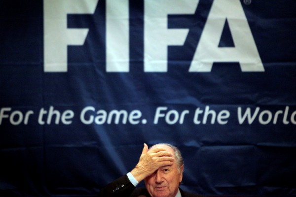 Prezident světového fotbalu Sepp Blatter.