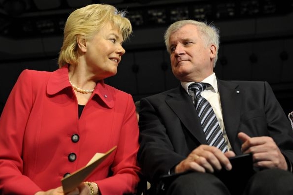 Erika Steinbachová a Horst Seehofer.