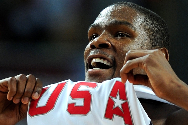 Kevin Durant z týmu USA.
