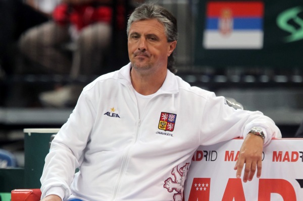 Zklamaný nehrající kapitán Jaroslav Navrátil.