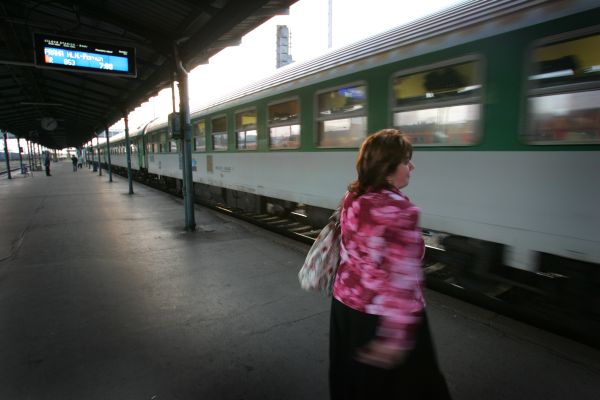 Hlavní vlakové nádraží v Plzni. Hlavní vlakové nádraží v Plzni.
