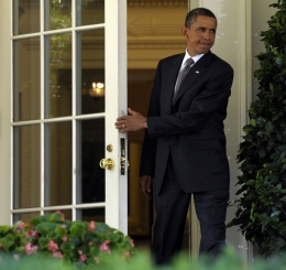 Nositel Nobelovy ceny míru a náčelník USA Barack Obama.