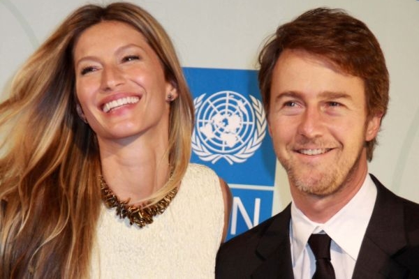 Gisele Bündchenová a Edward Norton.