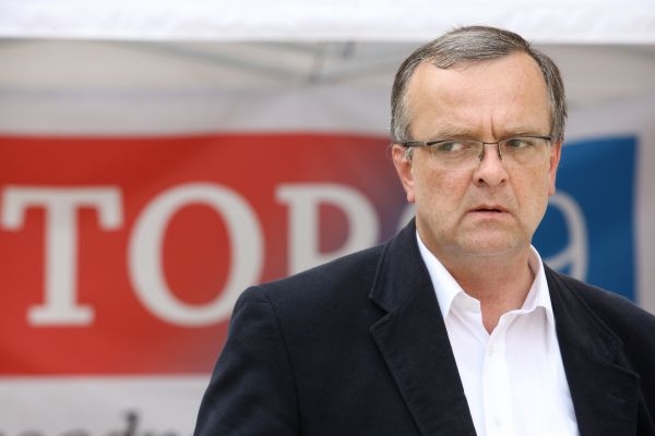 1. místopředseda TOP 09 Miroslav Kalousek.