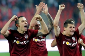 Radost fotbalistů Sparty.