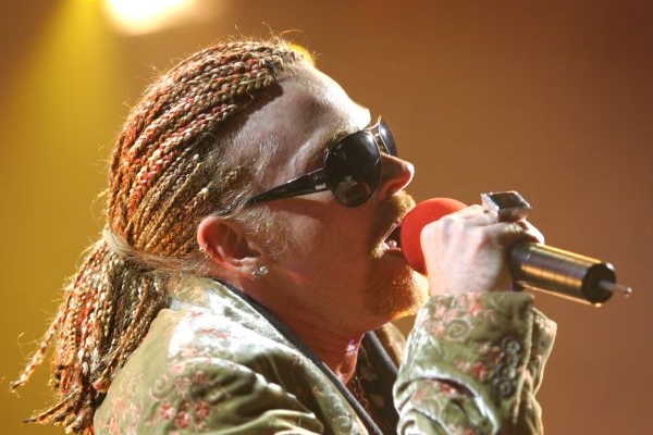 Axl Rose při minulé návštěvě Prahy.