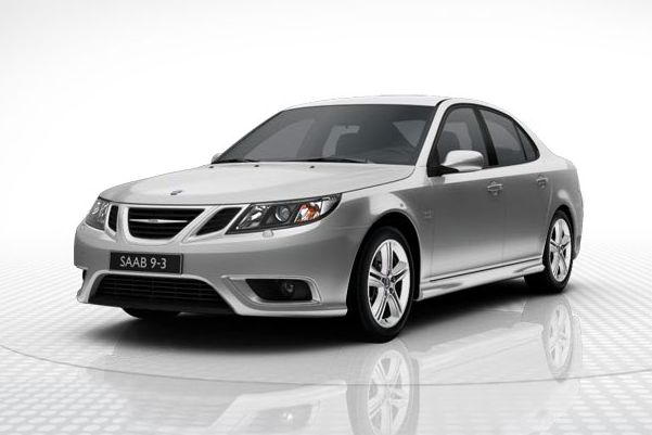 Jeden z produktů švédské automobilky - Saab 9-3.