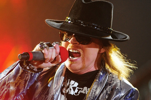Frontman kapely Axl Rose (ilustrační foto).