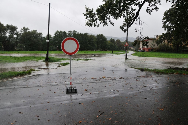 Voda na Liberecku naštěstí začala opadat.