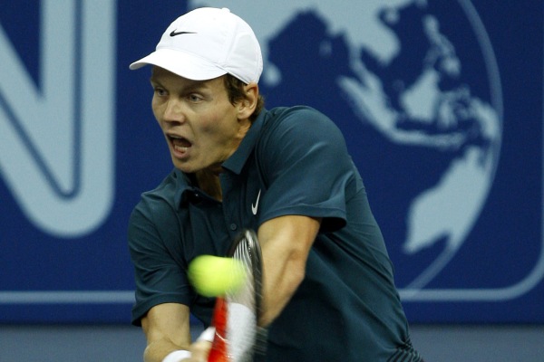 Tomáš Berdych na turnaji v Kuala Lumpuru.