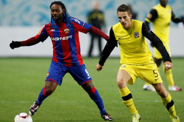 Fotbalisté Sparty nestačili na CSKA Moskva.