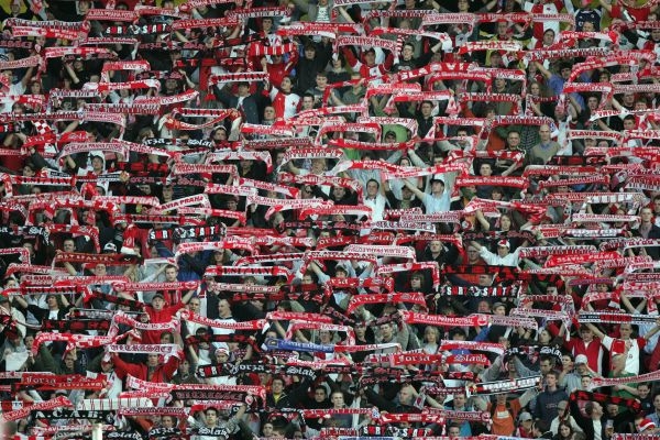 Fanoušci pražské Slavie napadli příznivce Viktorie Plzeň (ilustrační foto).