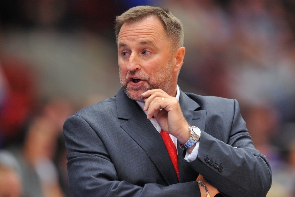 Trenér českých basketbalistek Lubor Blažek.