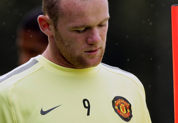 Útočník Manchesteru United Wayne Rooney.