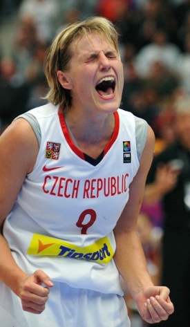 Hana Horáková bezprostředně po postupu do finále.