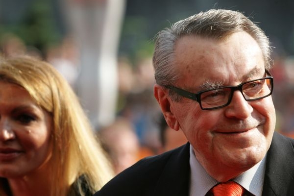 Miloš Forman s manželkou patří mezi časté hosty filmového festivalu v Karlových Varech.