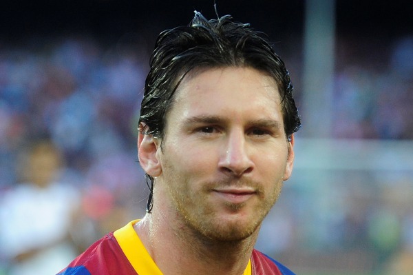 Lionel Messi z Barcelony.