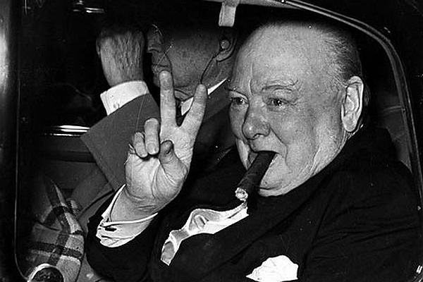 Winston Churchill.
