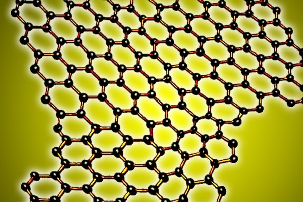 Grafen tvoří jediná vrstva atomů uhlíku.