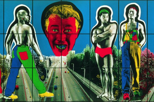 Detail sestavy s názvem Roads, po níž dostala výstava jméno.