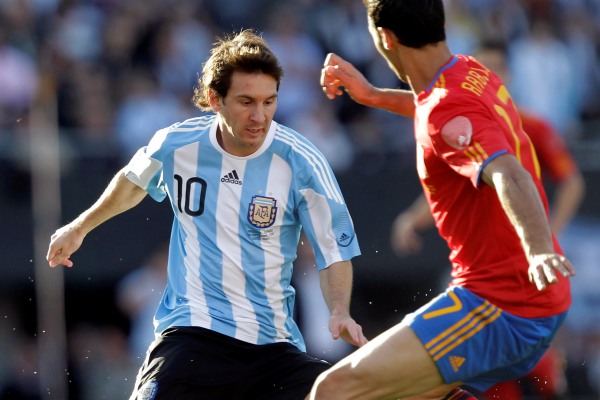 Lionel Messi byl u porážky Argentiny v Japonsku.